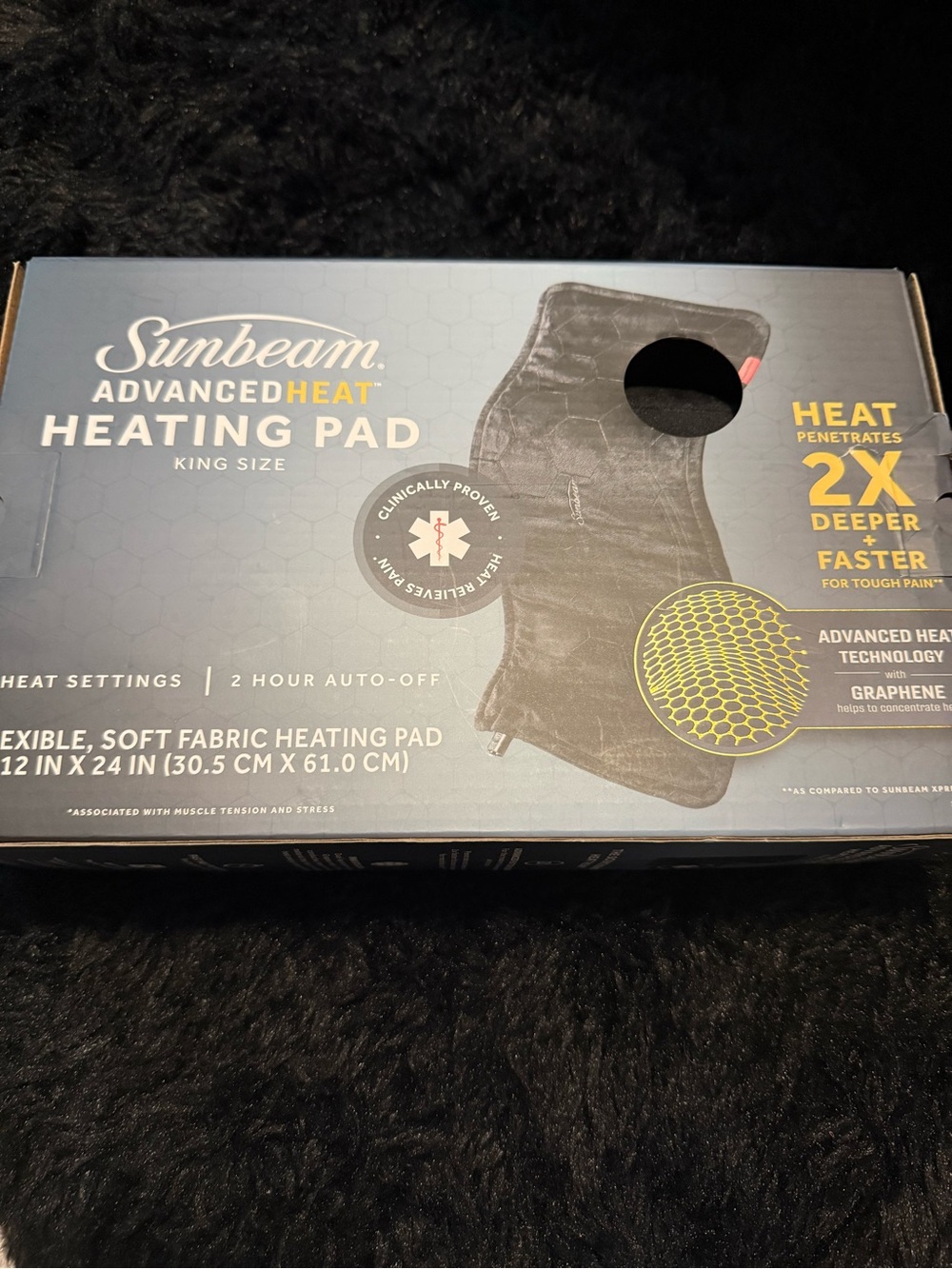 Sunbeam Advanced Heat King Size Heating Pad